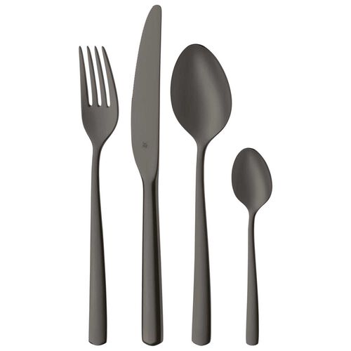 WMF Boston Gunmetal Grey 24 Piece Cutlery Set